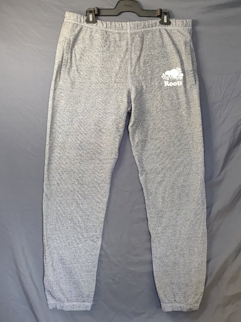 Roots Size M Men's Sweatpants Grey